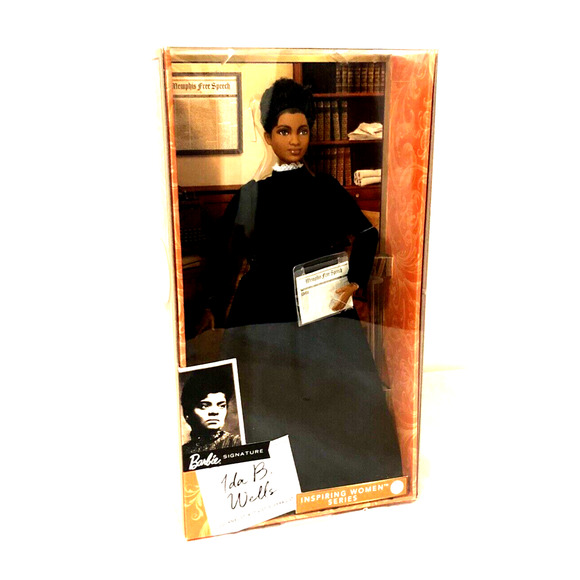 Mattel Barbie Signature Ida B. Wells Barbie Inspiring Women Fashion Doll Sealed - Picture 7 of 9